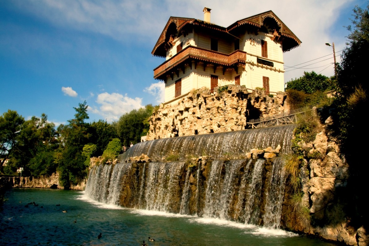 La cascade de Gairaut, un quartier de Nice.